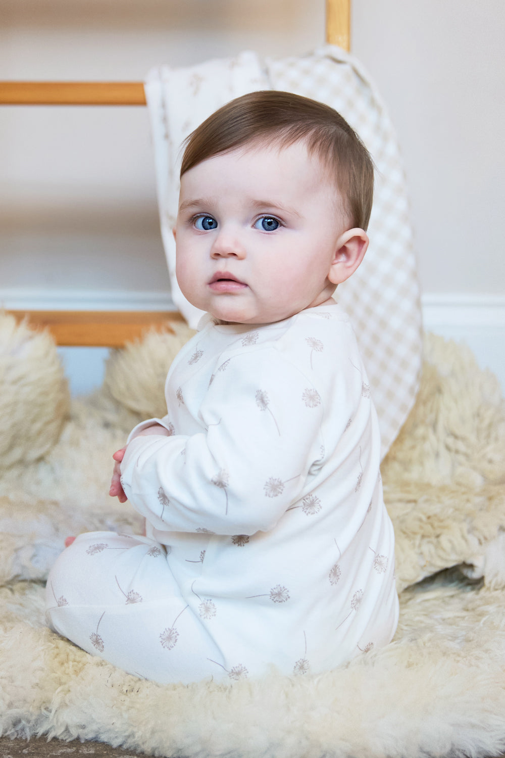 Baby Front Zip Soft 100% Cotton Sleepsuit