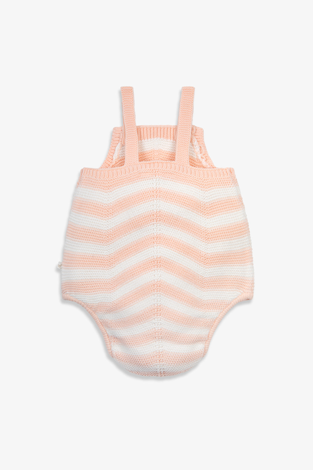 Baby Chevron Design Knitted  Cotton Romper