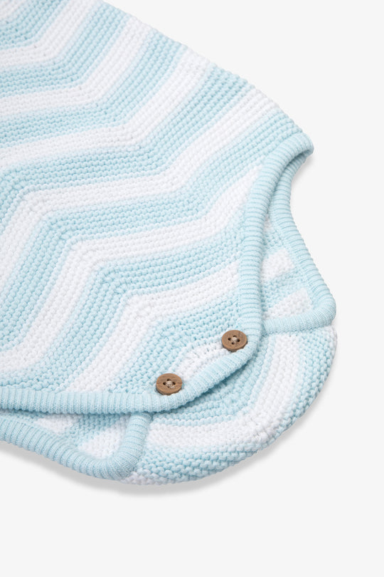 Baby Chevron Design Knitted  Cotton Romper