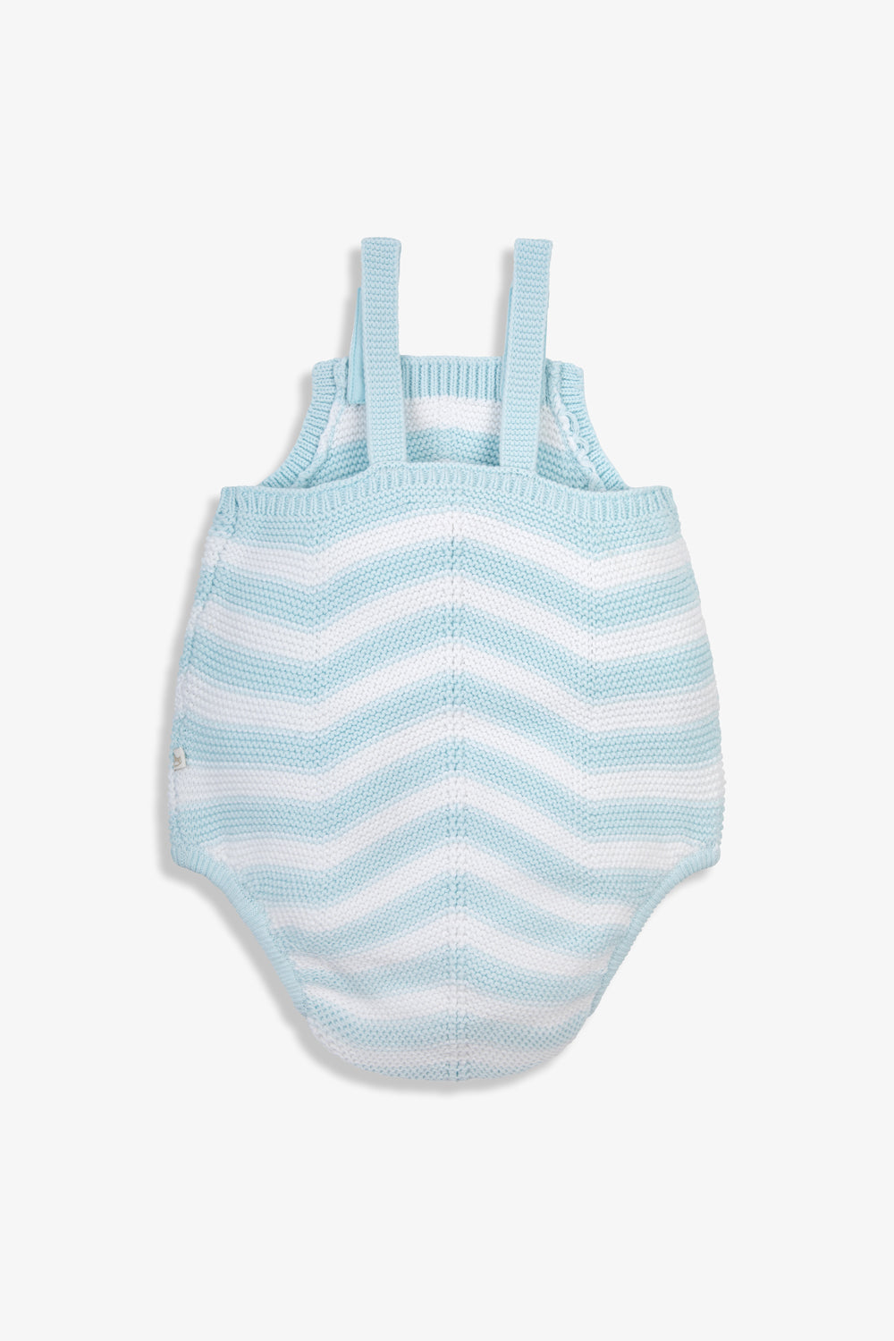 Baby Chevron Design Knitted  Cotton Romper