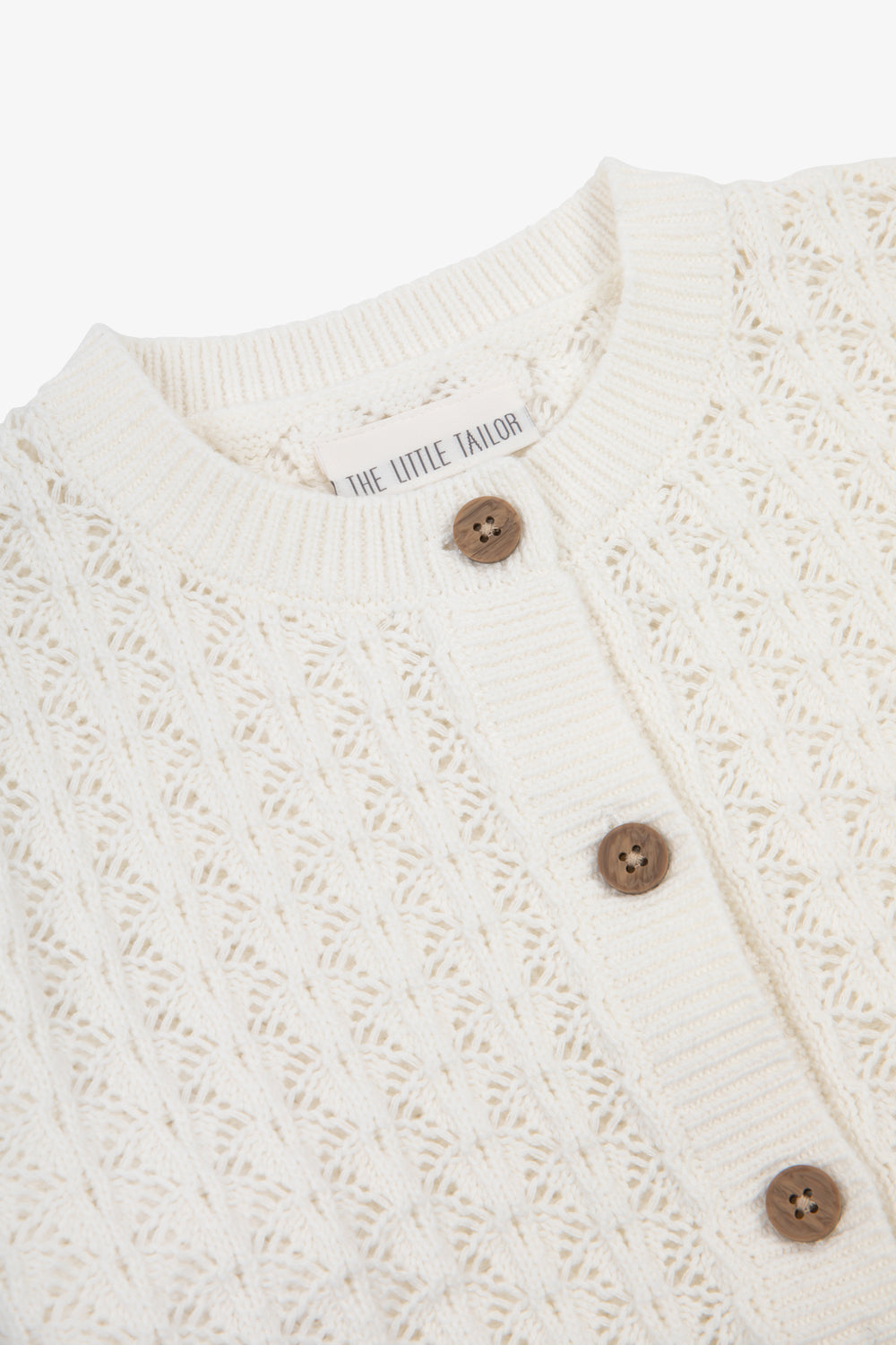 Calico Cream Kids Pointelle Cardigan