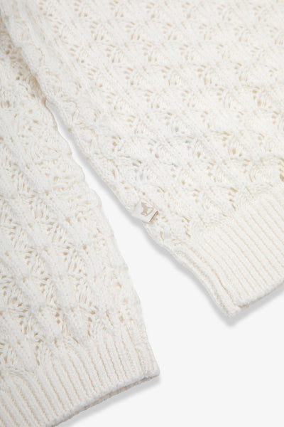 Calico Cream Kids Pointelle Cardigan