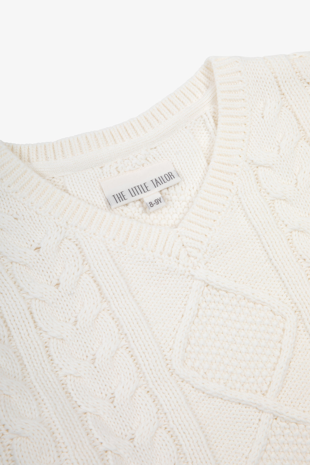 Fisherman Cable Knit Cotton Kids Jumper