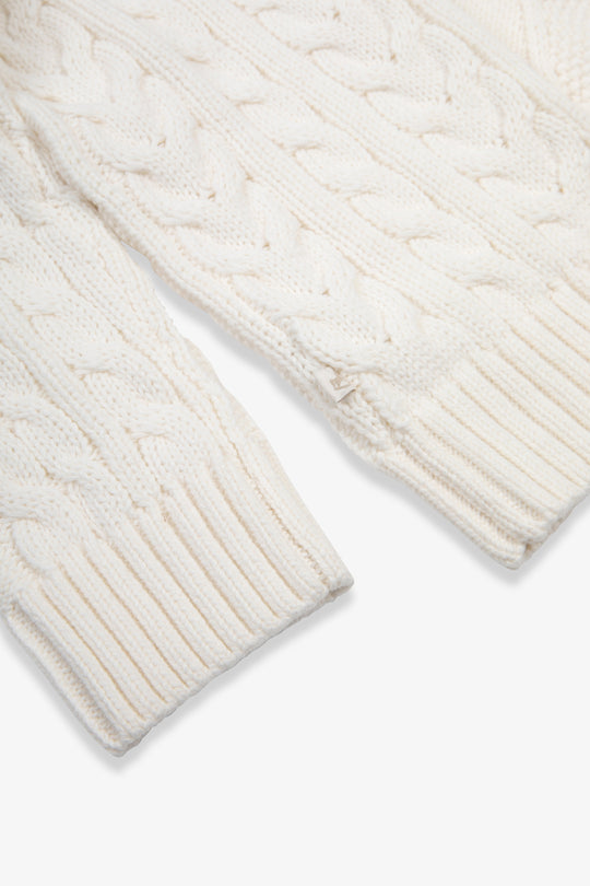 Fisherman Cable Knit Cotton Kids Jumper
