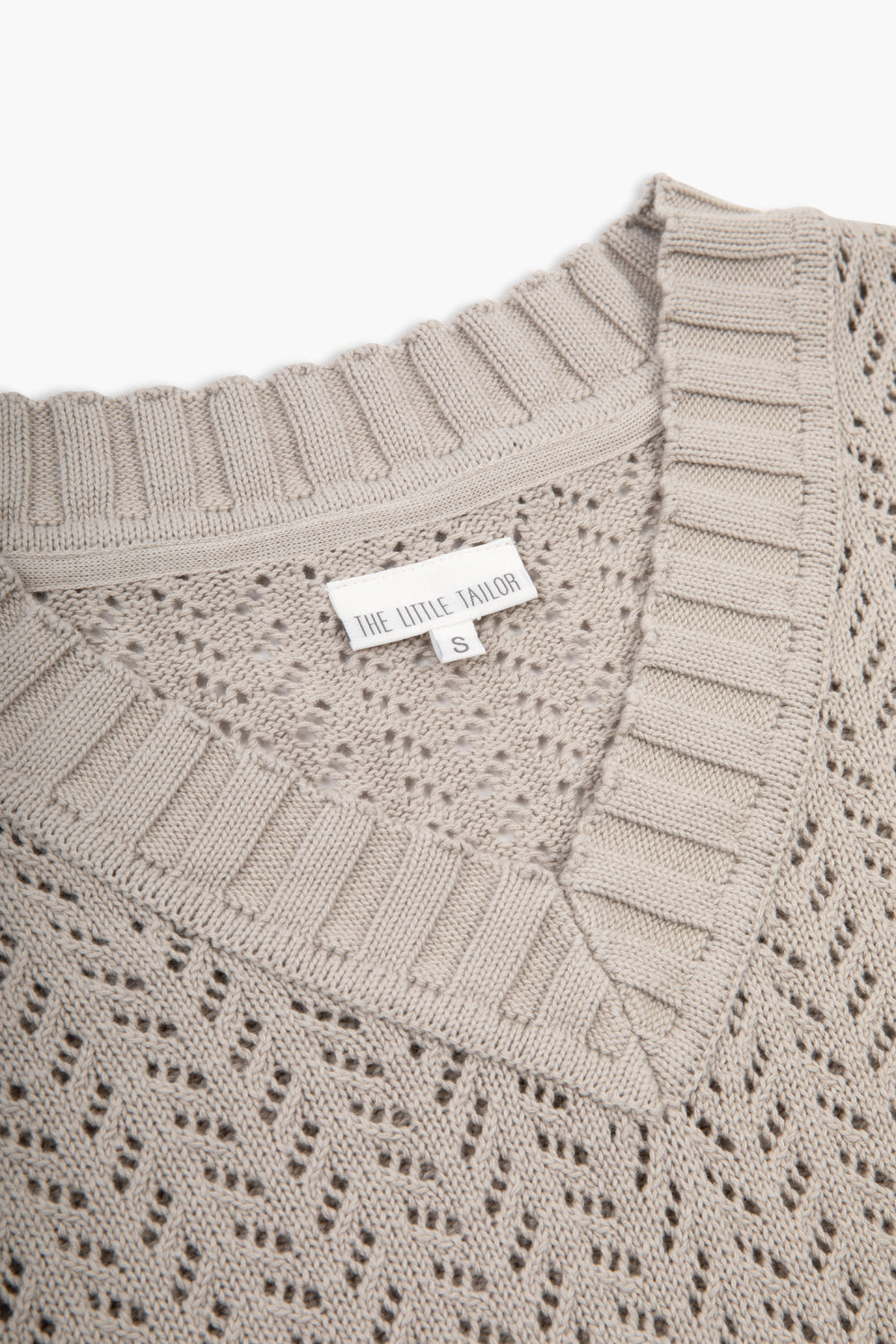 100% Cotton Ladies Pointelle Jumper