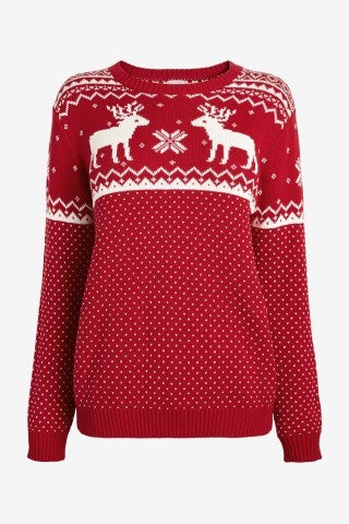 Christmas Reindeer Sweater Ladies