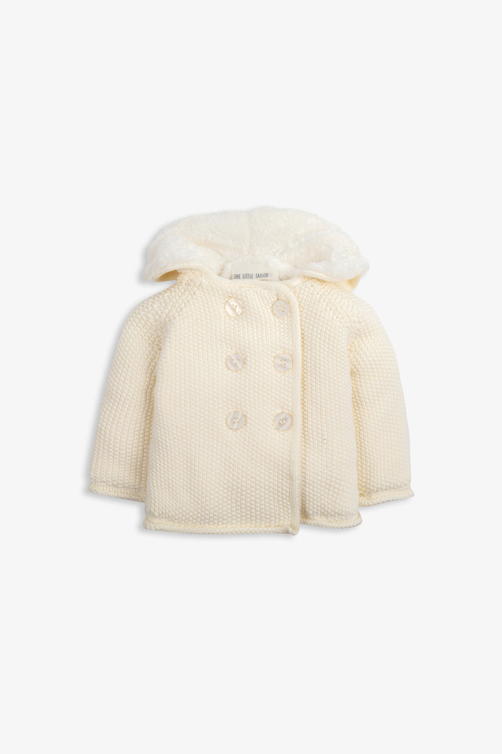 Pram Coat Plush Lined, cream