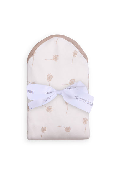 Jersey Blanket - Cream Floral
