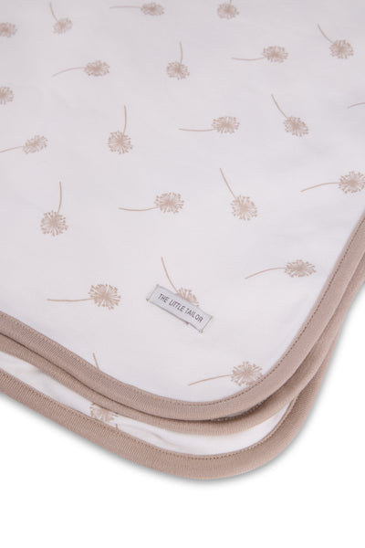 Jersey Blanket - Cream Floral