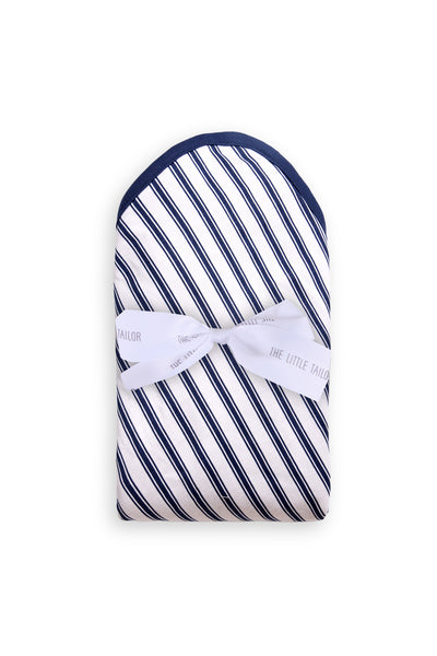 Jersey Blanket - Navy Stripe