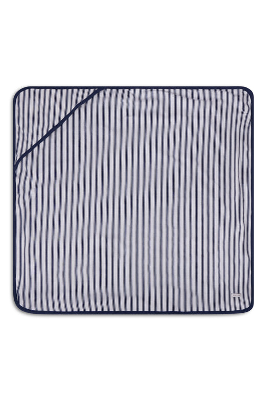 Jersey Blanket - Navy Stripe
