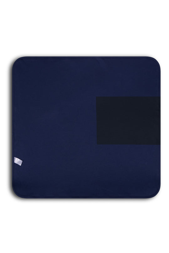 Jersey Blanket - Navy Stripe