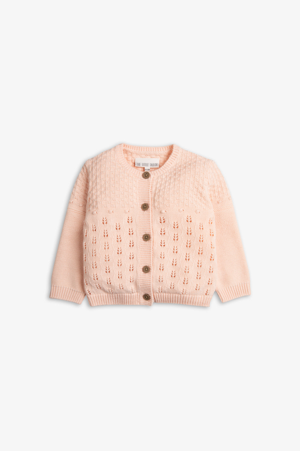 Pink Pointelle Cardigan (PK)