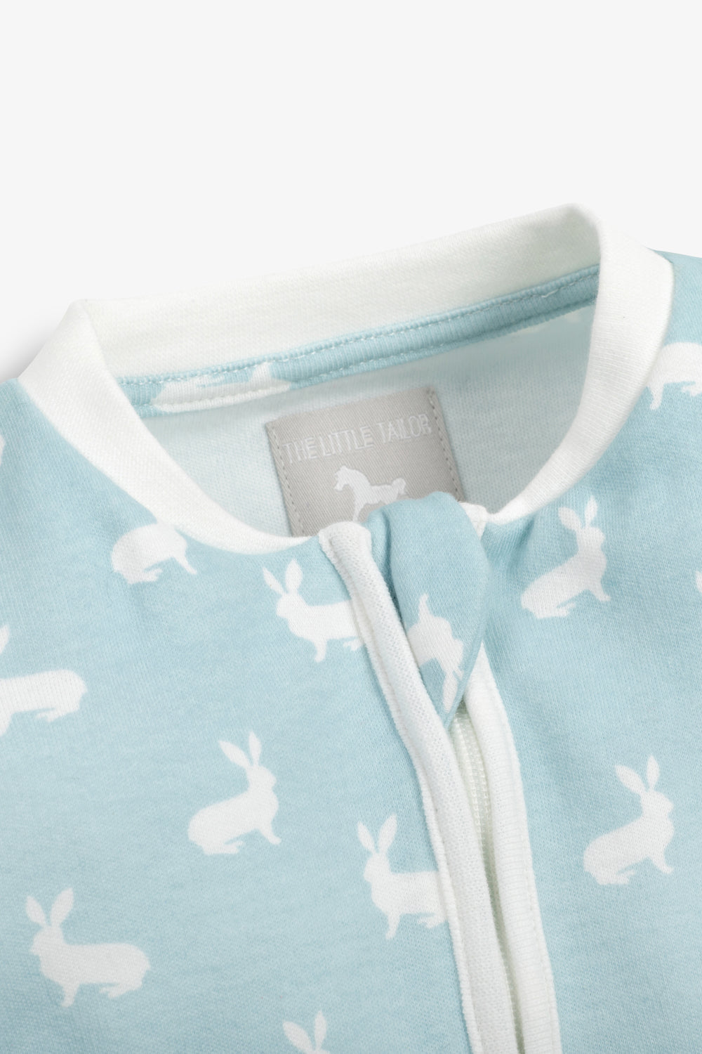 Sleepsuit/Onesie, sky blue hare print