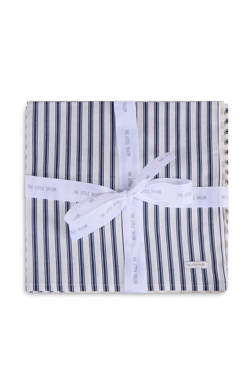 4pk Muslin Squares - Navy Cream