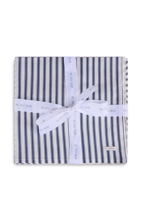 4pk Muslin Squares - Navy Cream