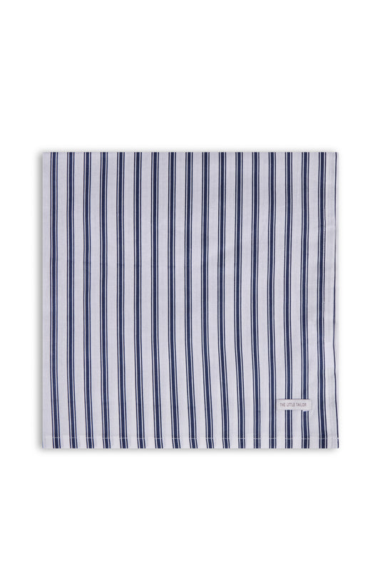 4pk Muslin Squares - Navy Cream