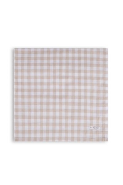 4pk Muslin Squares - Navy Cream