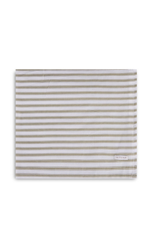 4pk Muslin Squares - Navy Cream