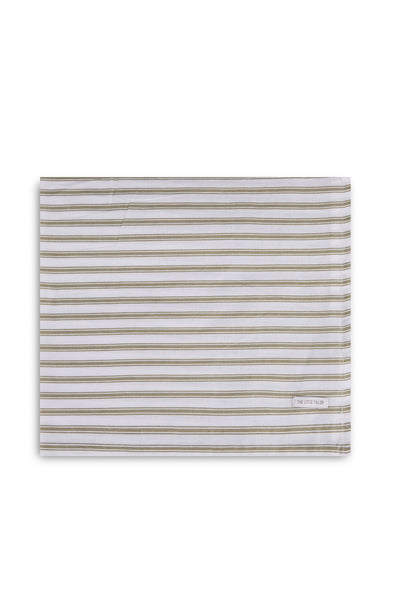 4pk Muslin Squares - Navy Cream