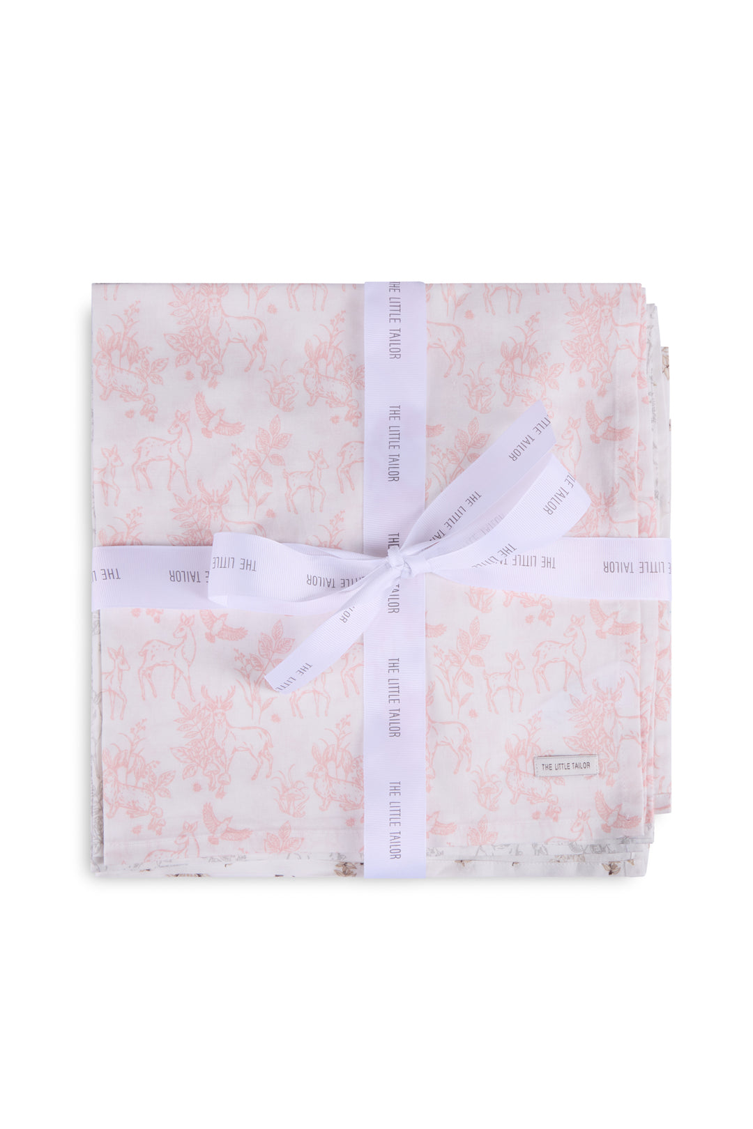 4pk Muslin Squares - Pink Woodland