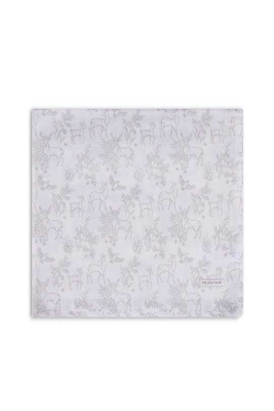 4pk Muslin Squares - Pink Woodland