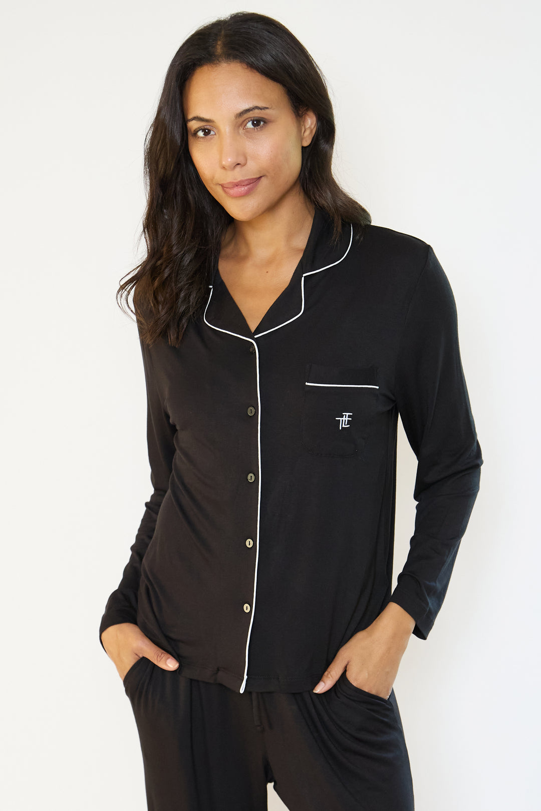 Ecovero™ Jersey Piped Pyjamas