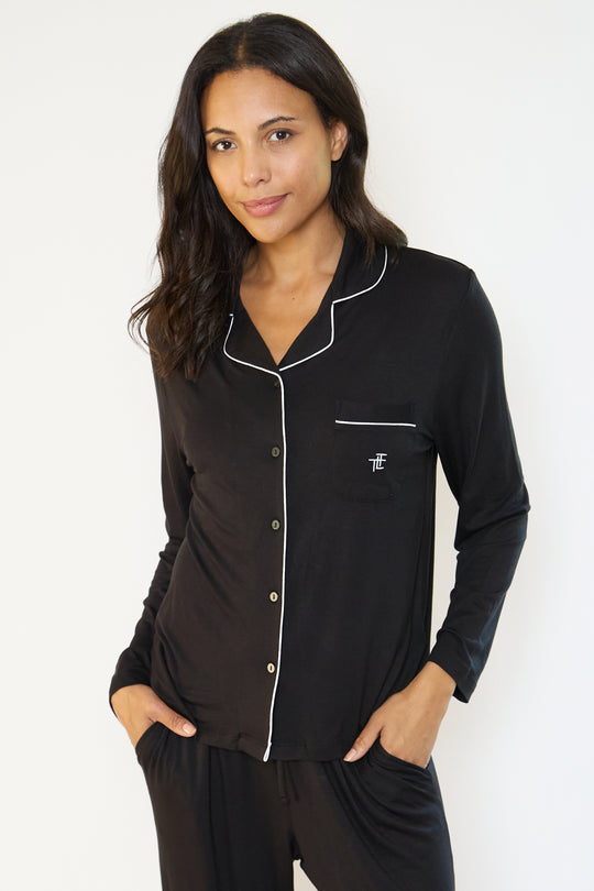 Ecovero™ Jersey Piped Pyjamas