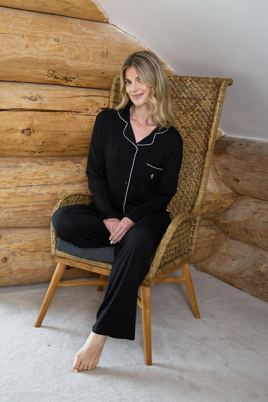 Ecovero™ Jersey Piped Pyjamas