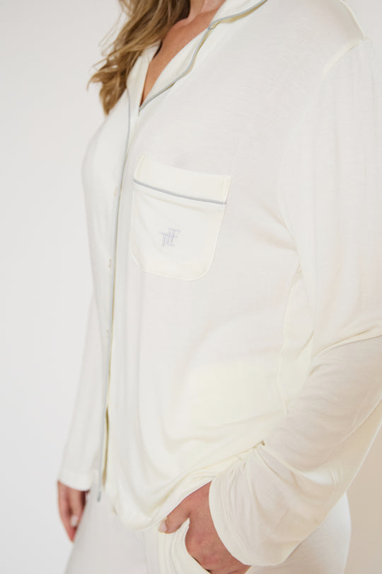 Ecovero™ Jersey Piped Pyjamas