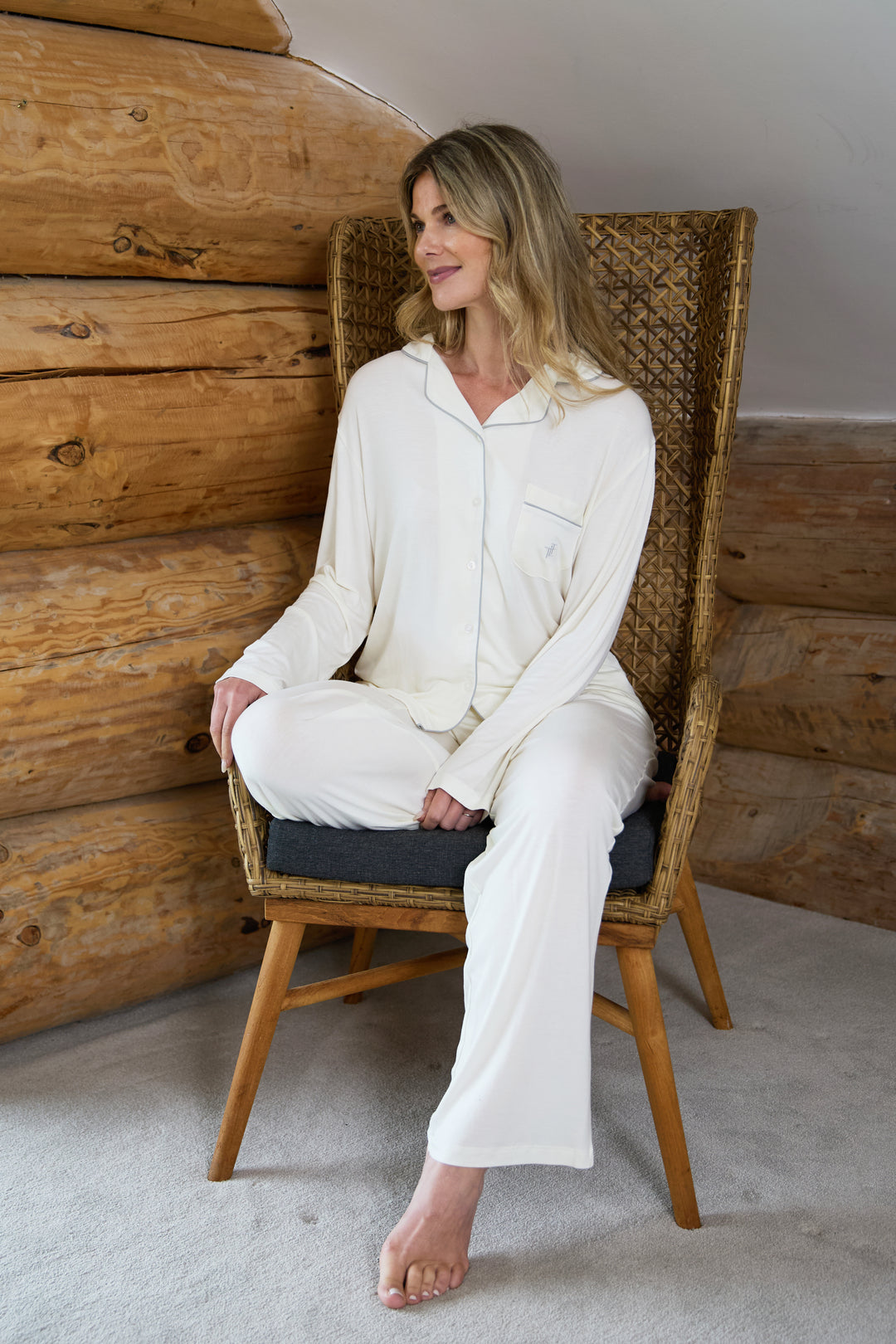 Ecovero™ Jersey Piped Pyjamas