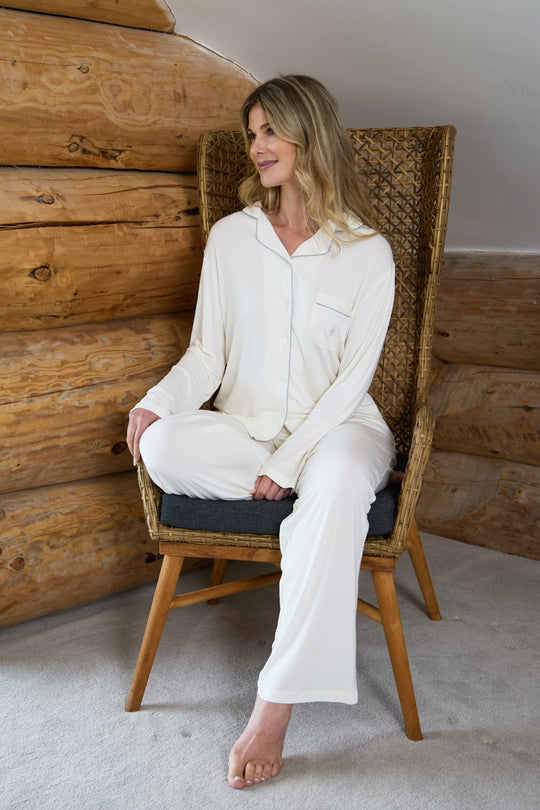 Ecovero™ Jersey Piped Pyjamas
