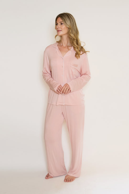 Ecovero™ Jersey Piped Pyjamas