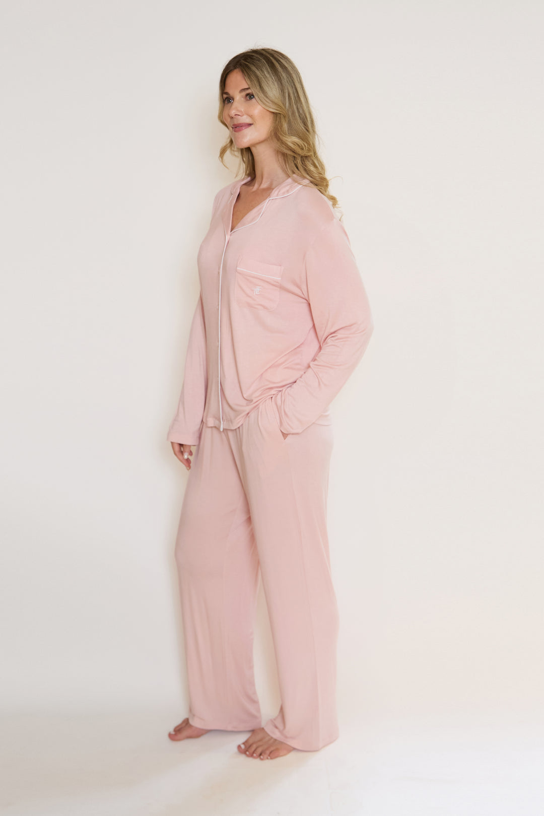 Ecovero™ Jersey Piped Pyjamas
