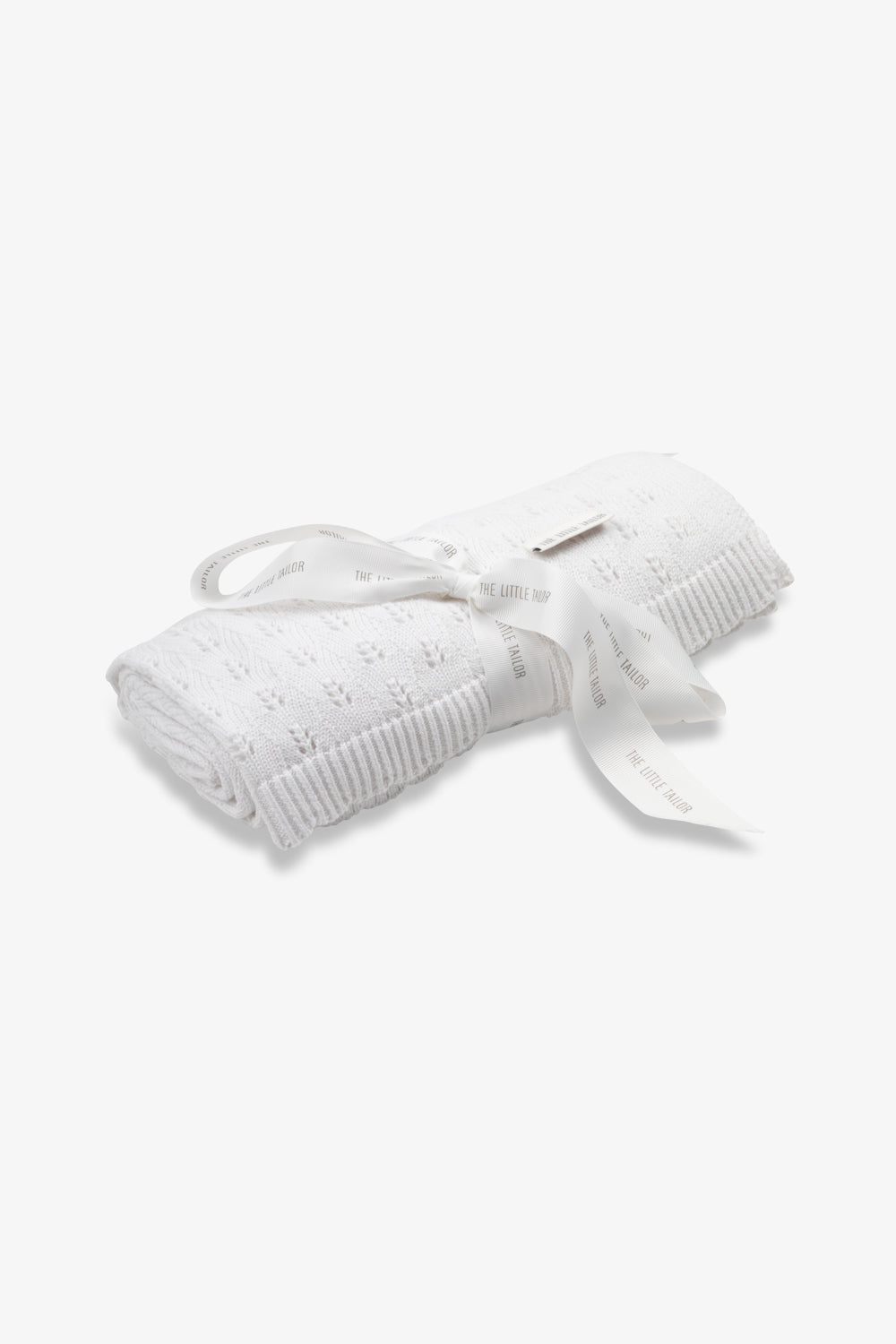 Pointelle Blanket, white