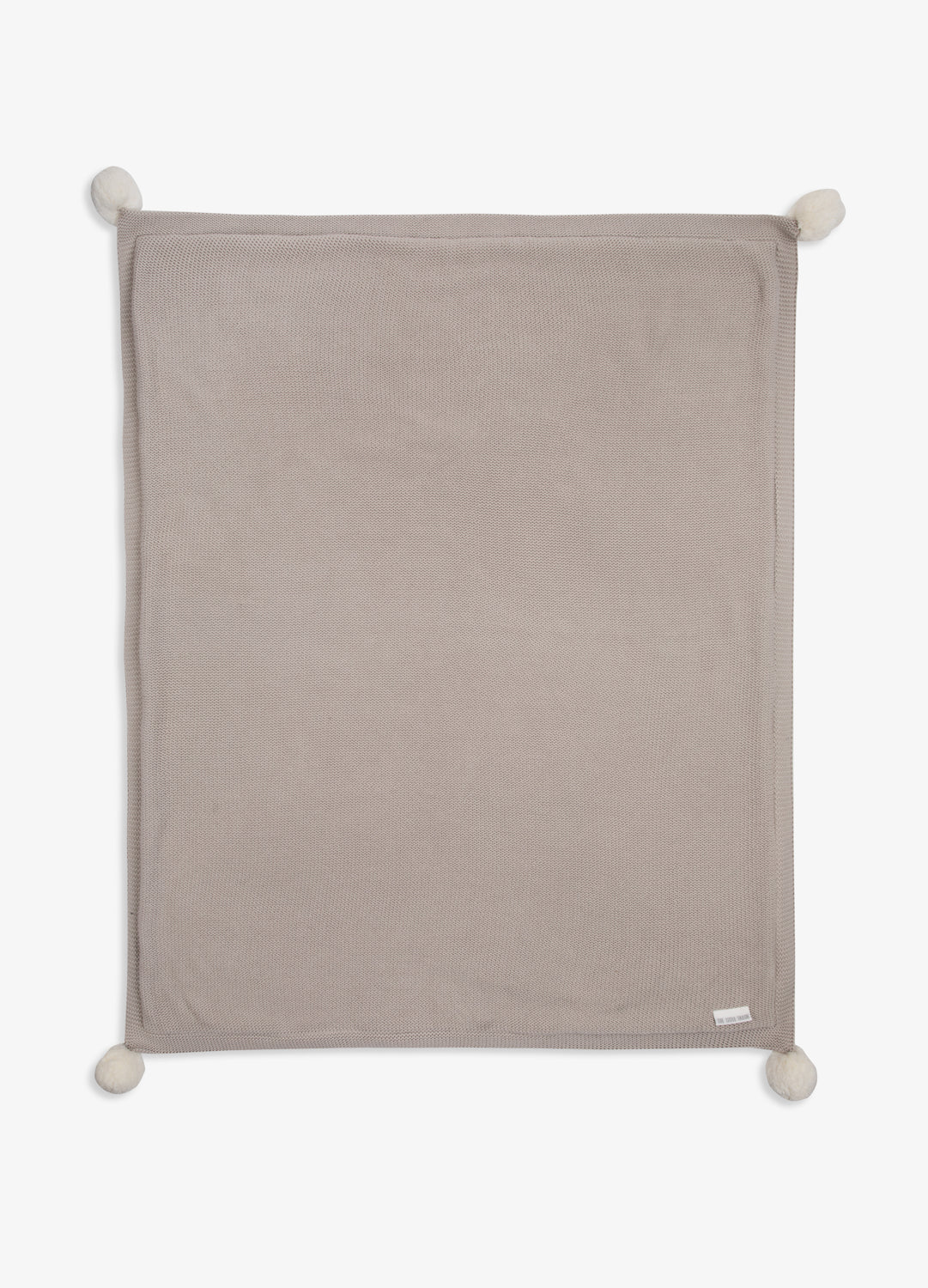 Fawn Pom Pom Plush Blanket