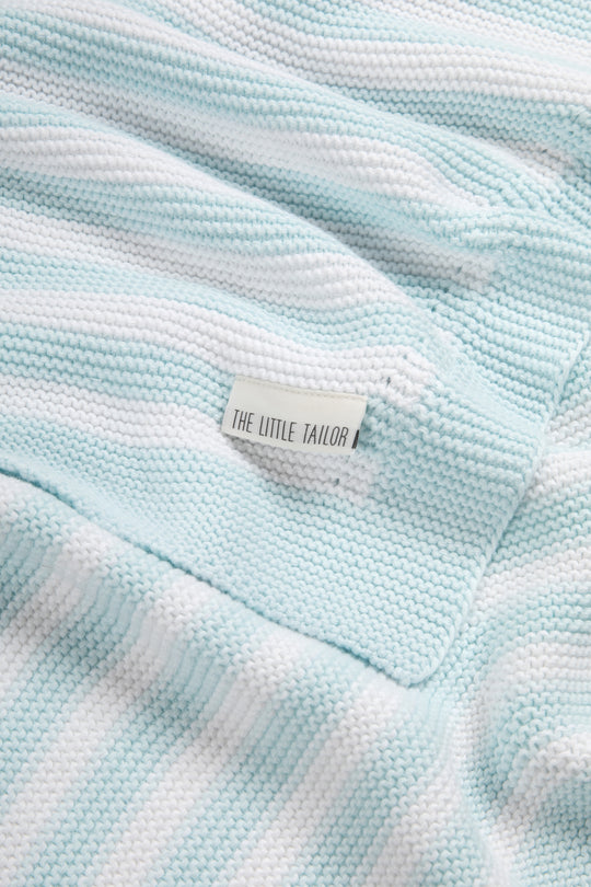 Baby Chevron Design Cotton Knitted Shawl