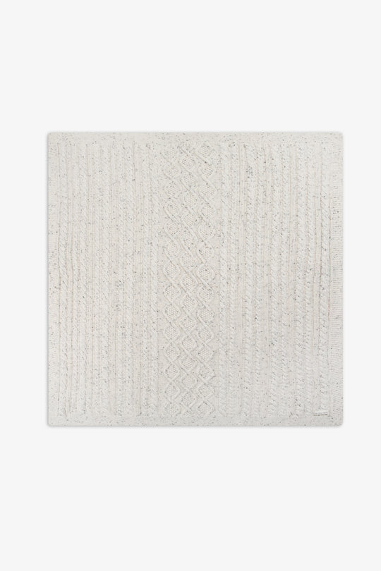 Baby Fisherman Cable Cotton Knitted Blanket