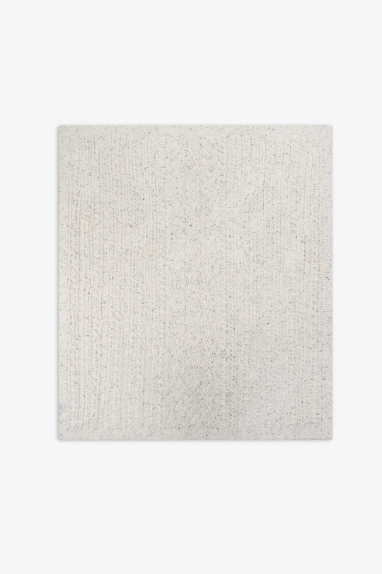 Baby Fisherman Cable Cotton Knitted Blanket