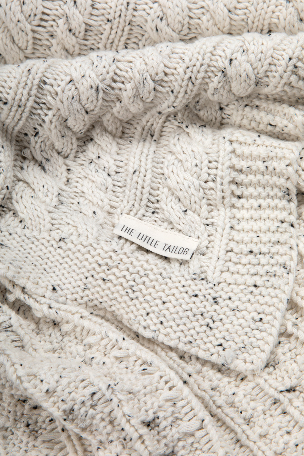 Baby Fisherman Cable Cotton Knitted Blanket