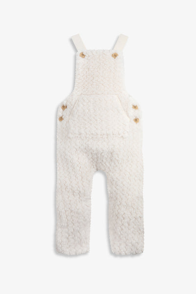 Baby Chunky Sherpa Fleece Dungaree & Bodysuit