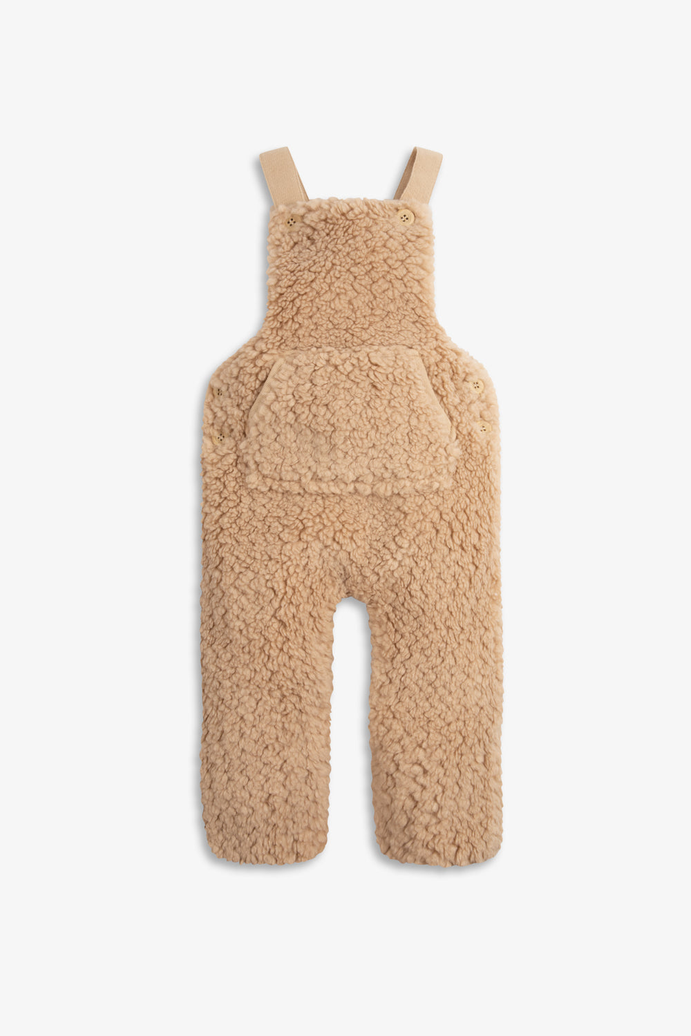 Baby Chunky Sherpa Fleece Dungaree & Bodysuit