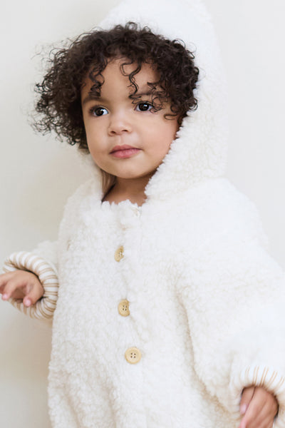 Baby Chunky Sherpa Fleece Pramsuit