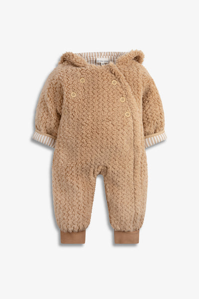 Baby Chunky Sherpa Fleece Pramsuit