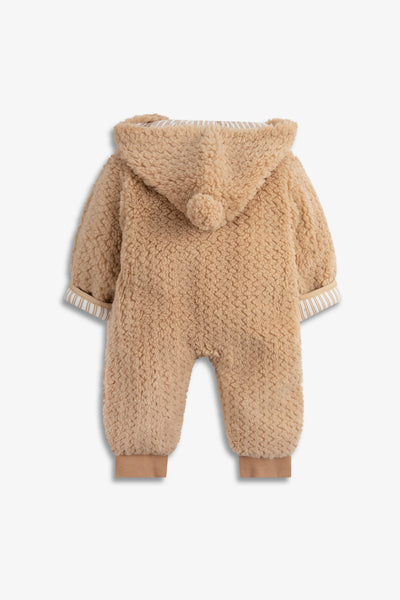 Baby Chunky Sherpa Fleece Pramsuit