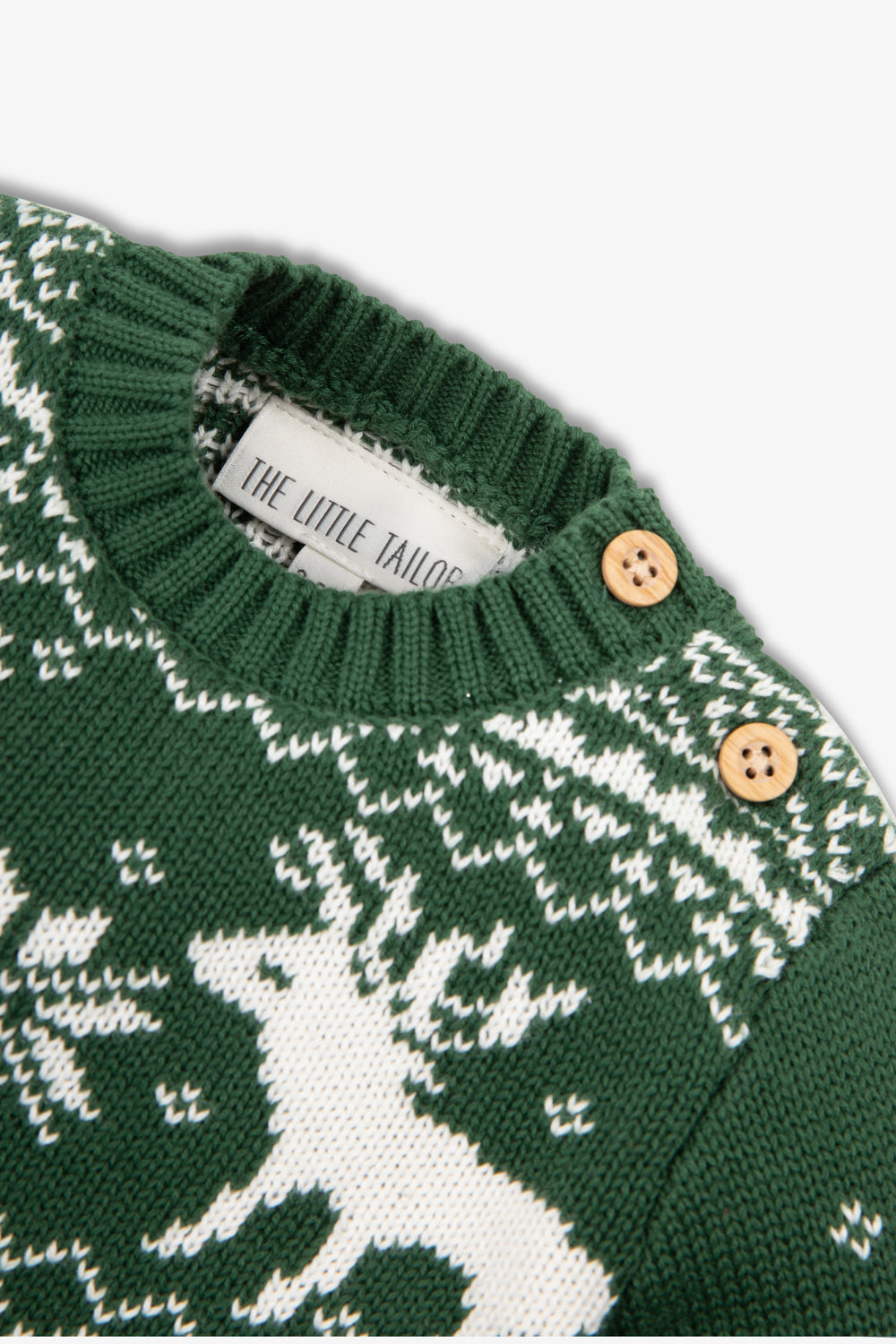 Baby Christmas Reindeer Fairisle Jumper