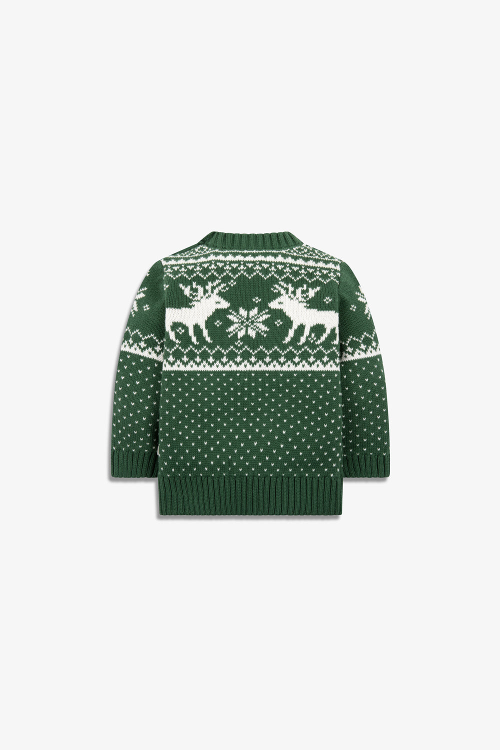 Baby Christmas Reindeer Fairisle Jumper