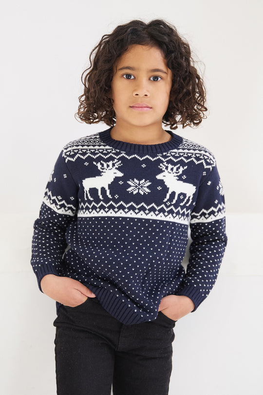 Christmas Reindeer Sweater Kids