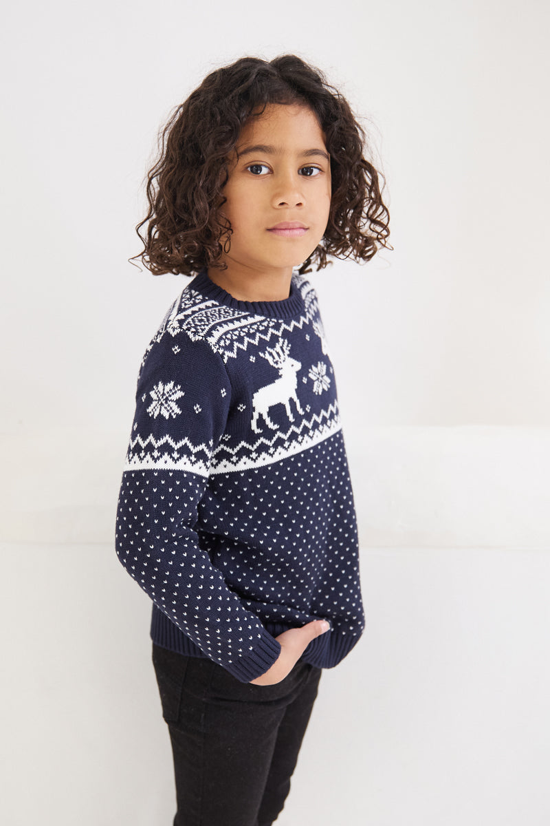 Christmas Reindeer Sweater Kids