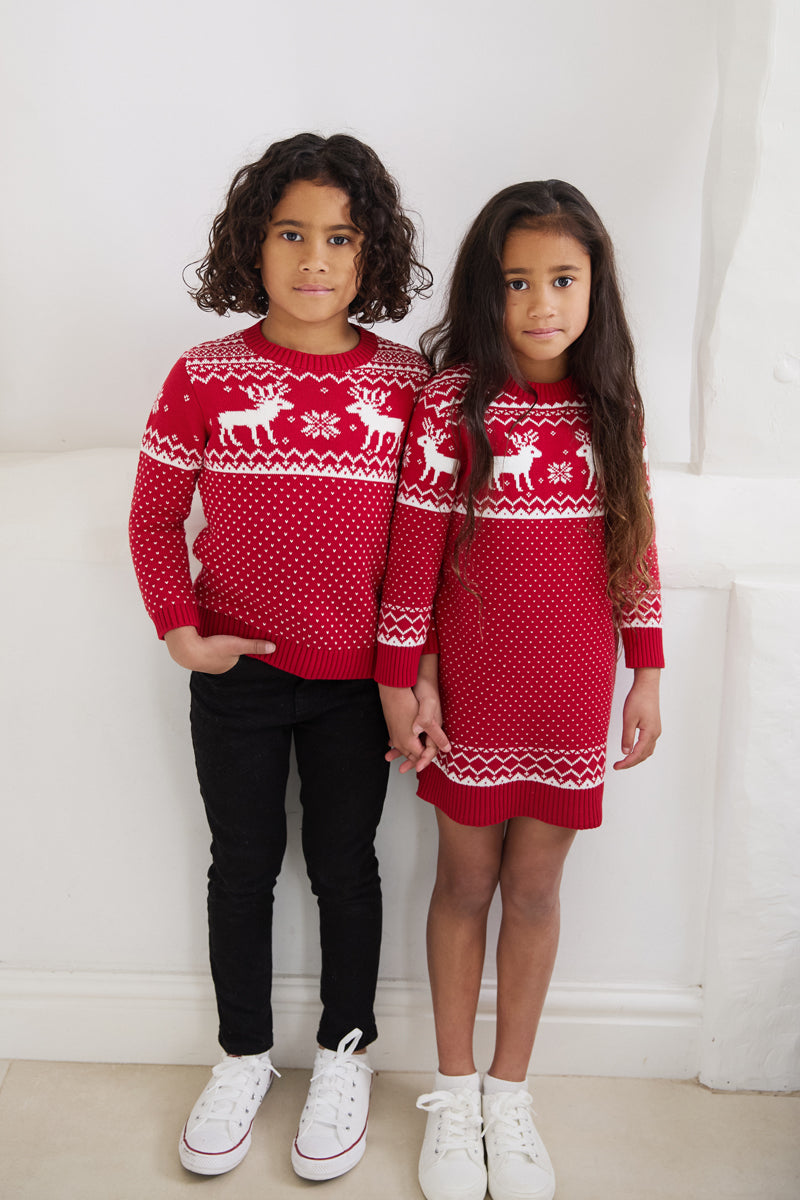 Christmas Reindeer Sweater Kids